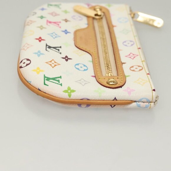 LOUIS VUITTON Multicolor Pochette Mira MM Pouch White M60096 LV Auth 132784 - Picture 4 of 16